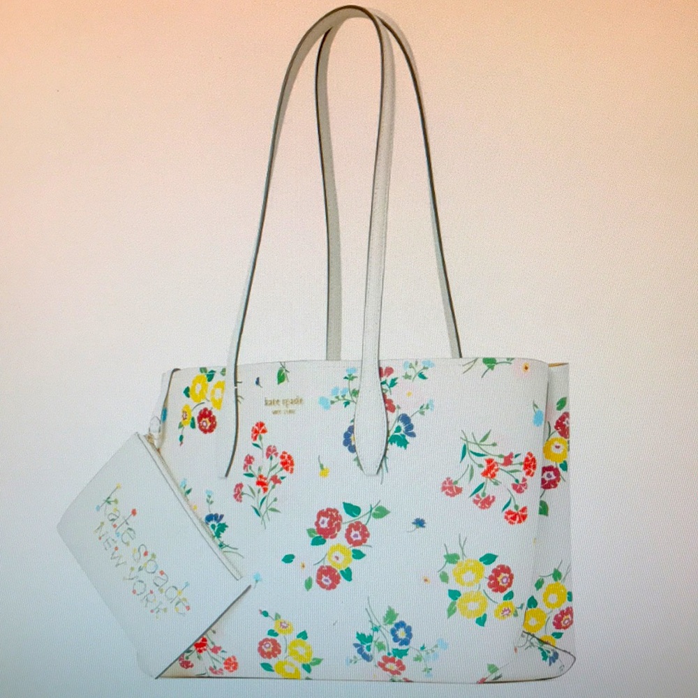 Kate Spade All Day Bouquet Toss Floral Large Tote BNWT